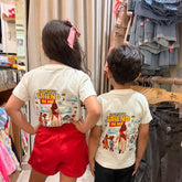 Camiseta Infantil Unissex Manga Curta Off Toy Story e Jesus