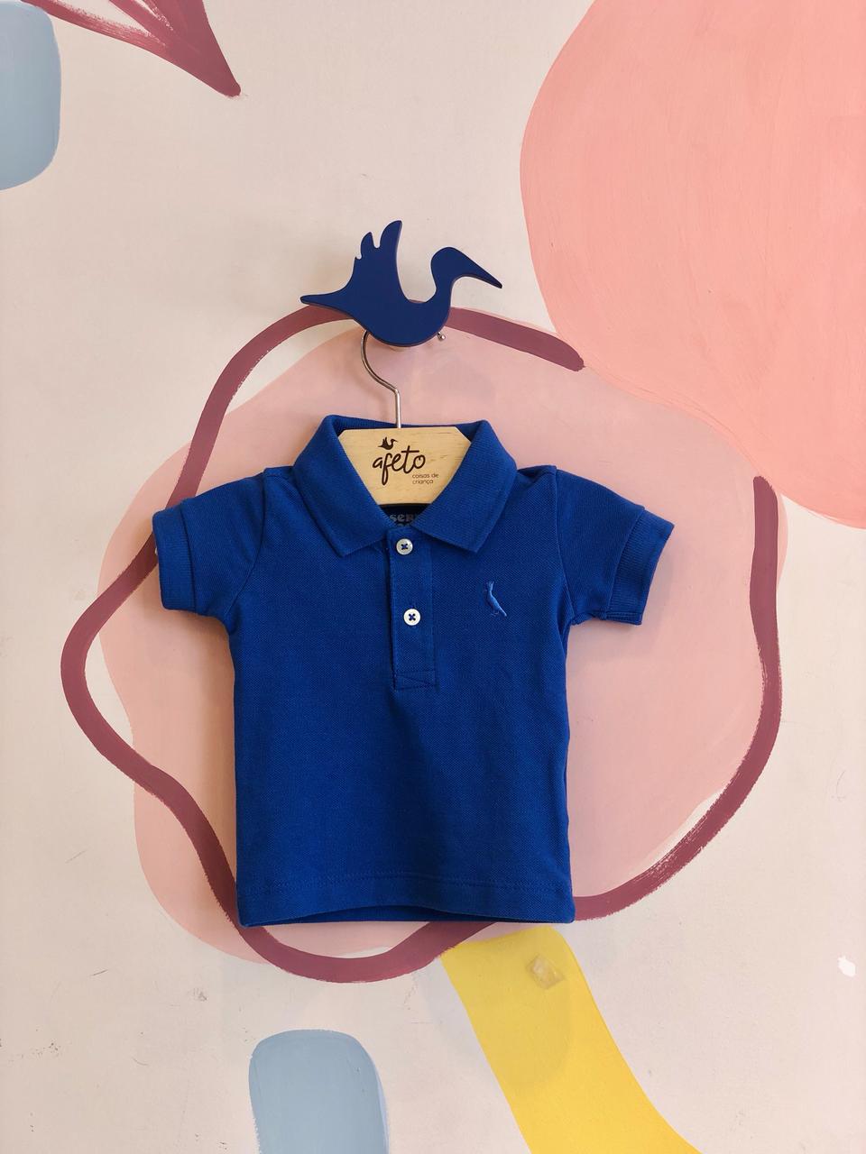 Camiseta Manga Curta Reserva Infantil Masc Polo Piquet Bic