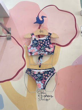 Biquini menina Flores
