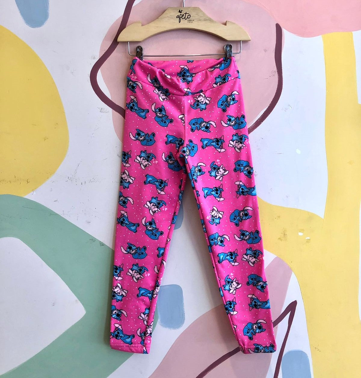 Calça menina Leging Stitch