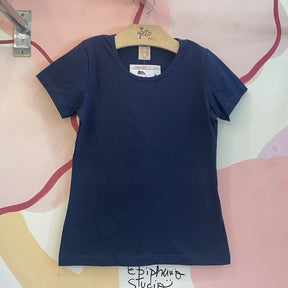 Blusa manga curta menina Liso