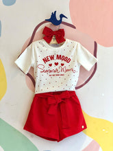 Conjunto Momi manga curta Shorts menina New Mood