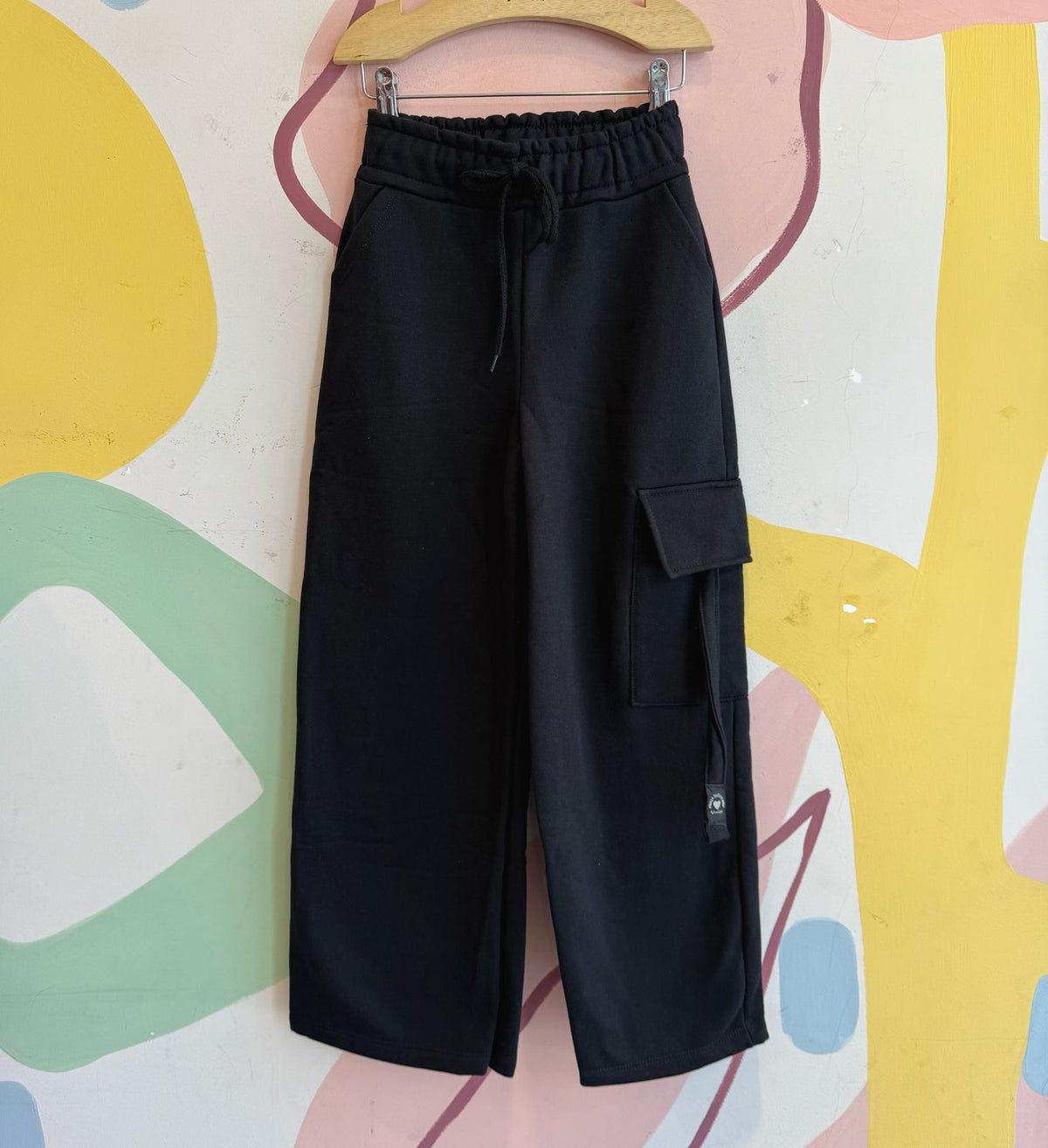 Calça menina Moletom Wide Leg It Girl Feminina