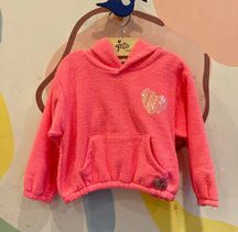 Blusa Manga Longa menina boucle capuz Le Petit