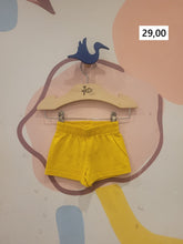 Shorts menina Basico Mostarda