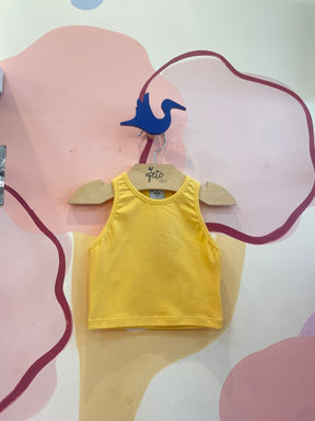 Blusa regata menina You+Me Cropped Liso