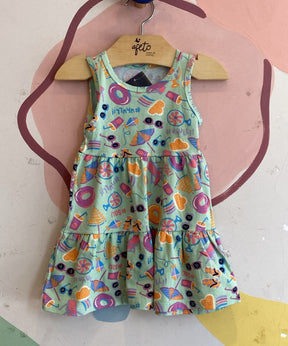Vestido Regata menina infantil Tam 1 o 3
