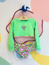 Biquini manga longa menina Coracao Good Day