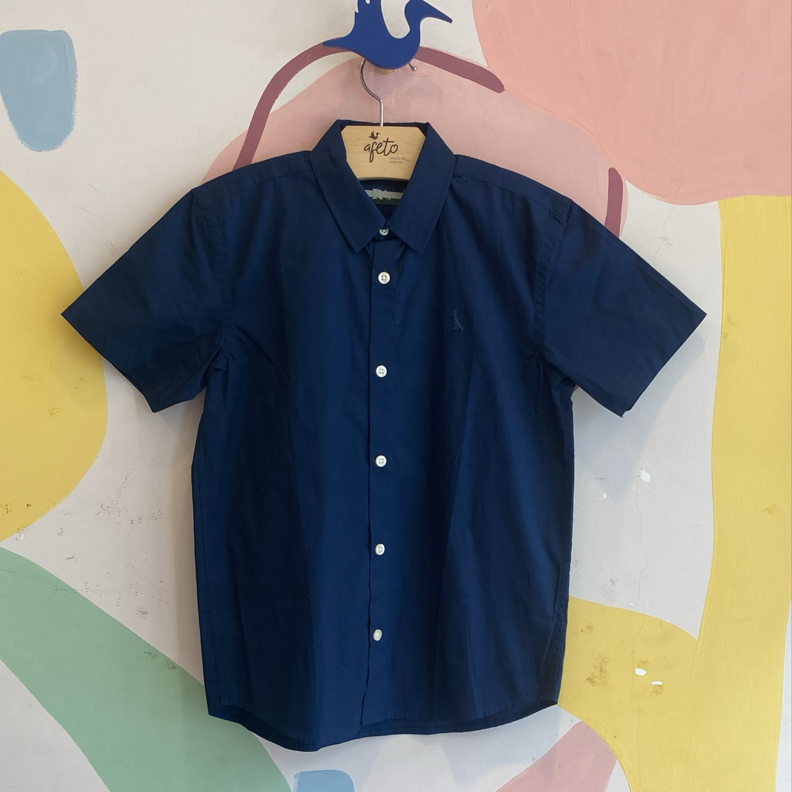 Camisa manga curta Reserva menino Paraty marinho