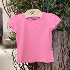 Blusa Manga Curta Fakini Infantil Fem Basica