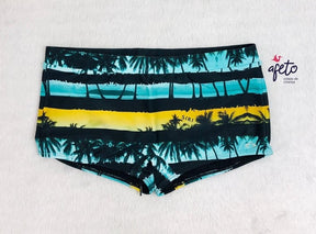 Sunga menino Siri Pai Pôr Do Sol Estampado