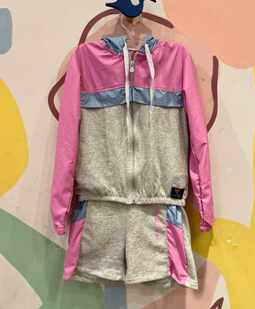 Conjunto Manga Longa Shorts menina Enjoy