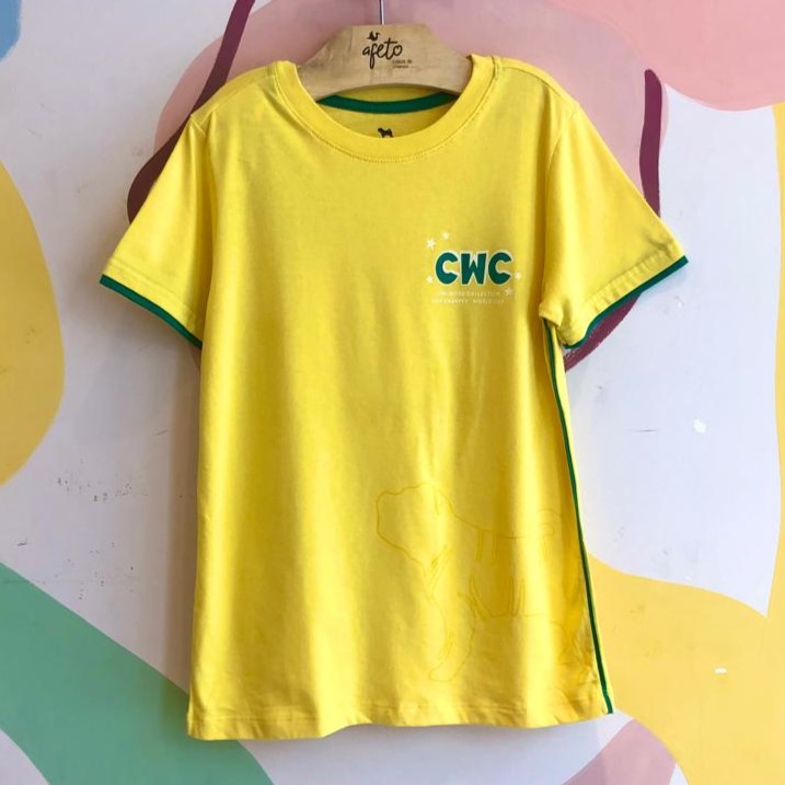 Camisa Manga Curta Charpey Infantil Menino Copa