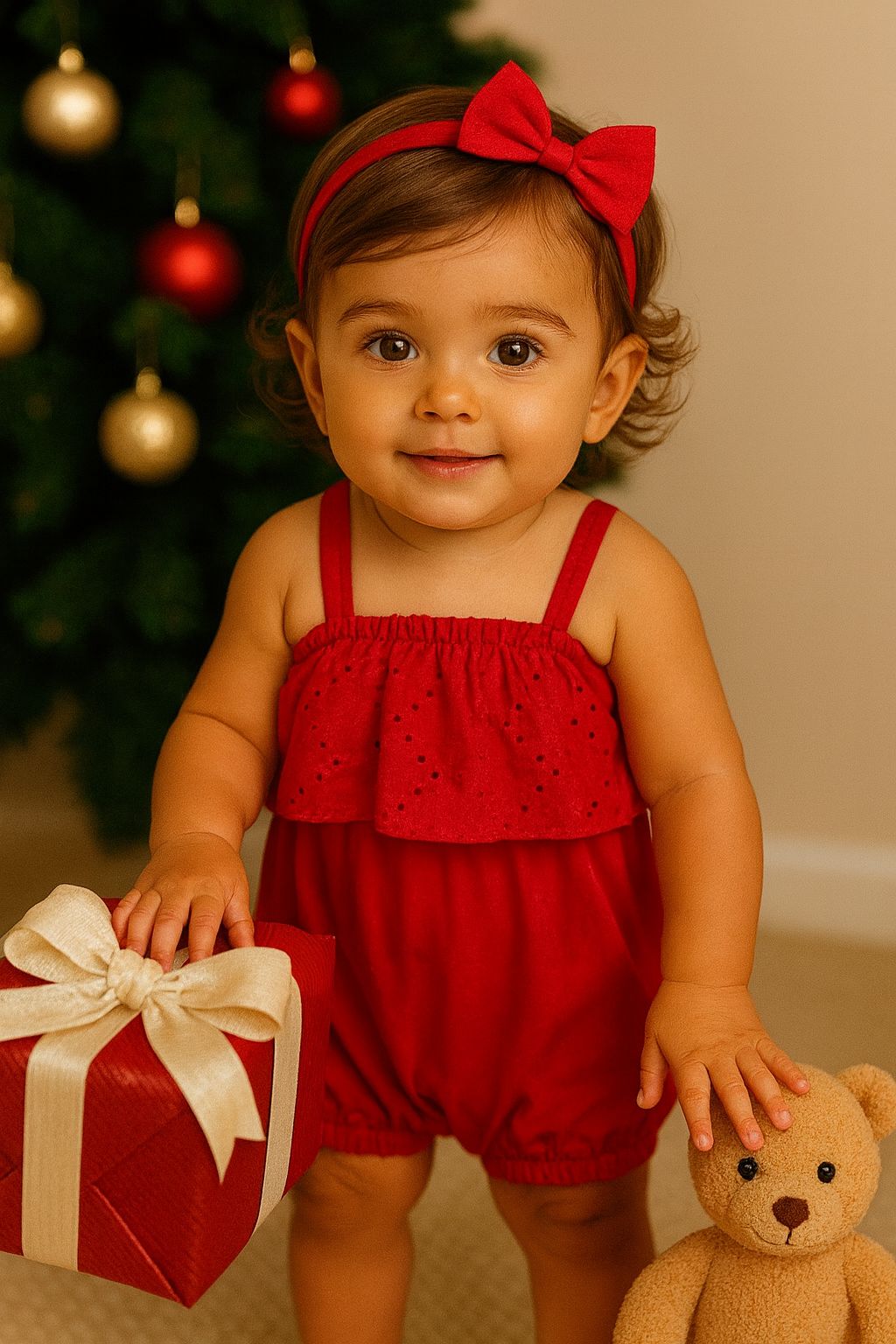 Macaquinho Regata Momi Infantil Menina Babado Laise