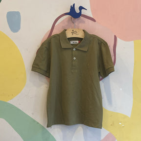 Camiseta manga curta Reserva menino Polo Verde oliva