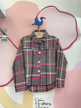 Casaco manga longa menina Momi Tweed Pied Poule