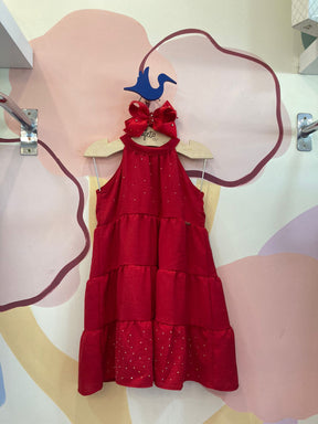 Vestido Regata Kukie Infantil Fem 3 Marias Strass