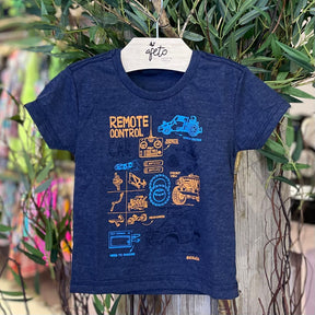 Camiseta Manga Curta Biogas Menino Carro