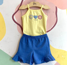 Conjunto Regata Shorts menina Sweet Jeans