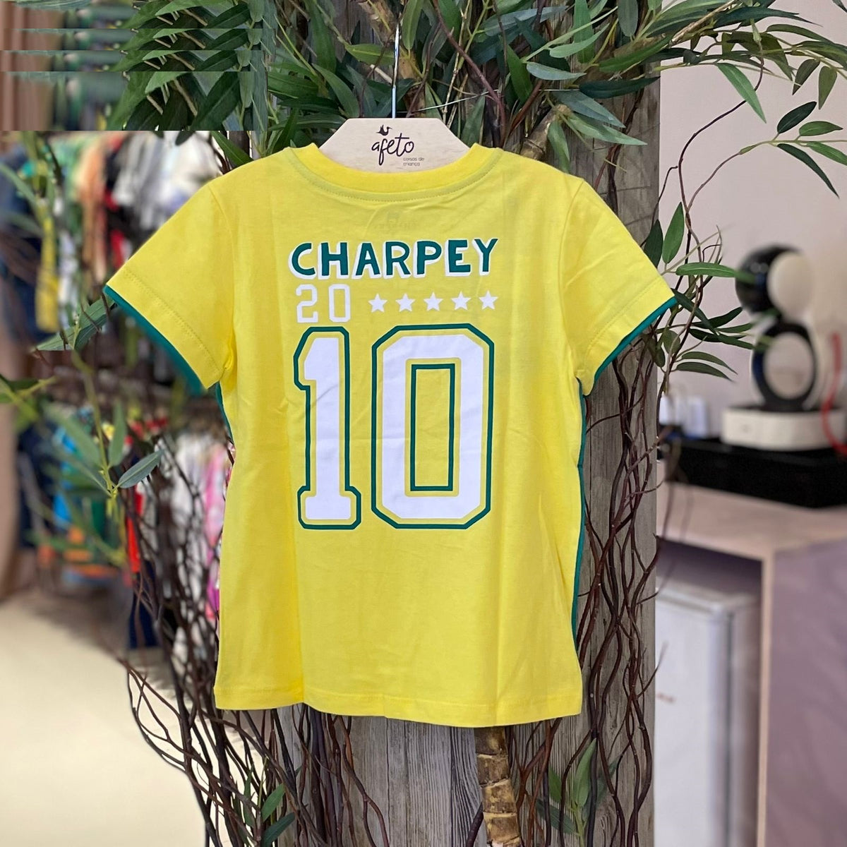 Camiseta Manga Curta Charpey Infantil Menina Copa