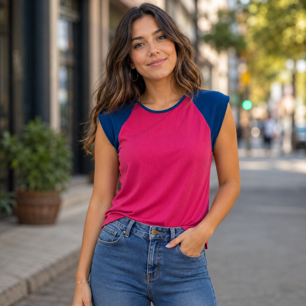 Blusa Manga Curta Adulto Feminina