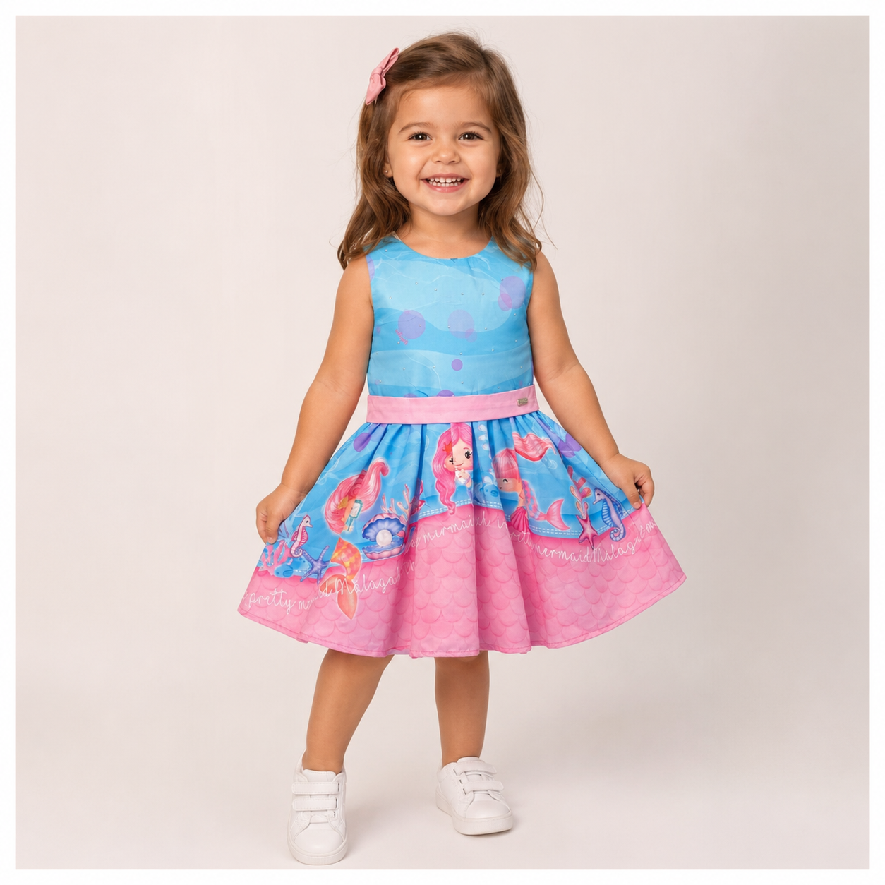 Vestido Regata Malagah Infantil menina Sereia