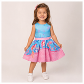 Vestido Regata Malagah Infantil menina Sereia
