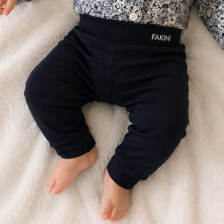 Calça Infantil Bebê Unissex Térmica Preta Fakini