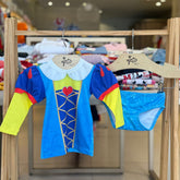 Biquini manga longa menina Branca de Neve