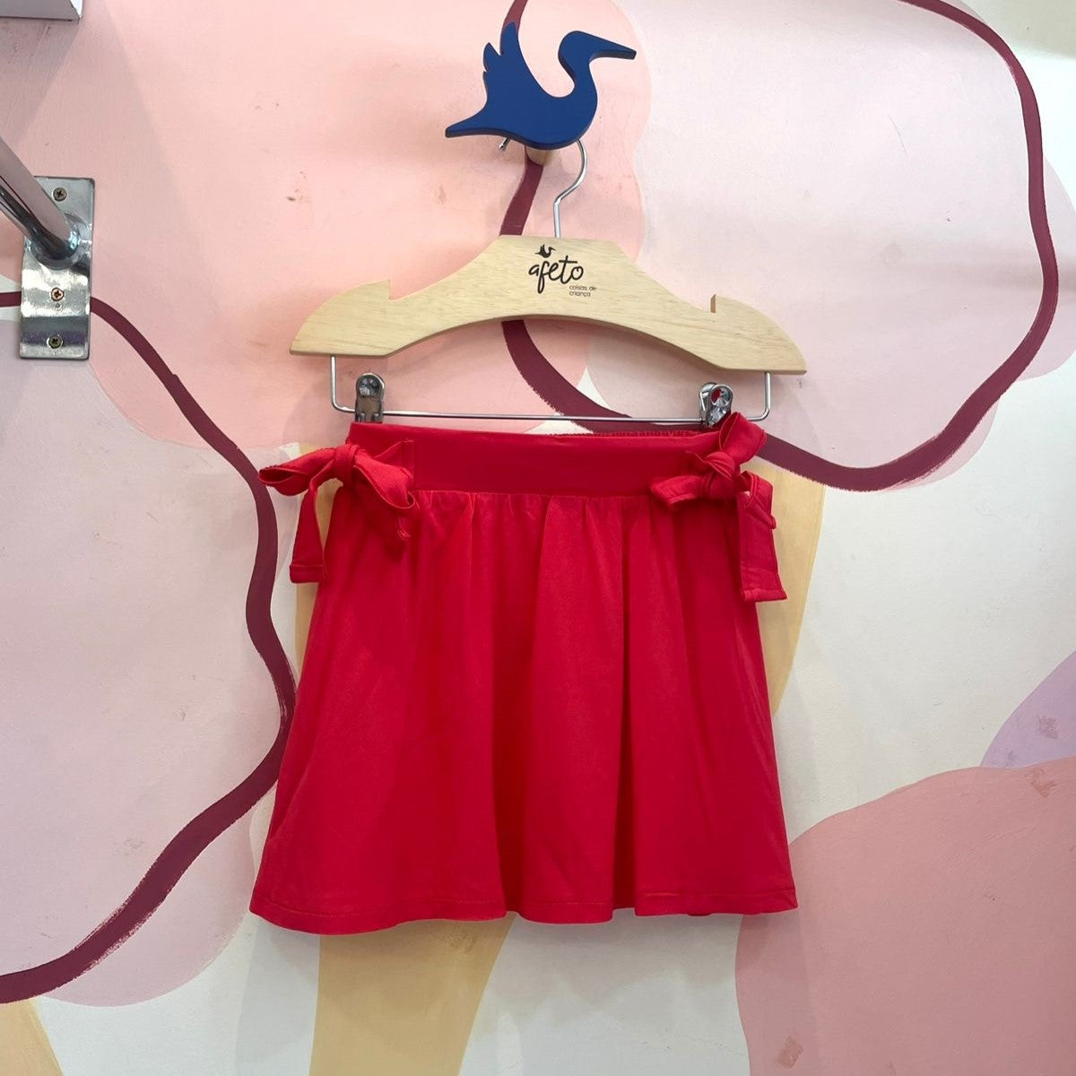 Saia menina You+Me Lisa Viscose Vermelho