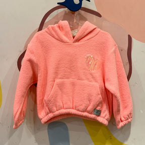 Blusa Manga Longa menina boucle capuz Le Petit