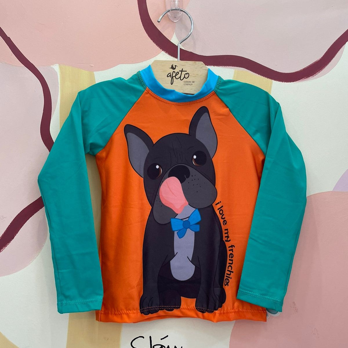 Blusa Manga Longa Magah menino Praia Uv Bulldog