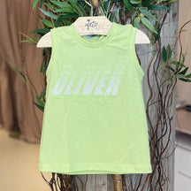 Camiseta Regata Oliver Infantil Menino Pontilhado