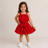 Conjunto Regata Saia menina Lasie Vermelho