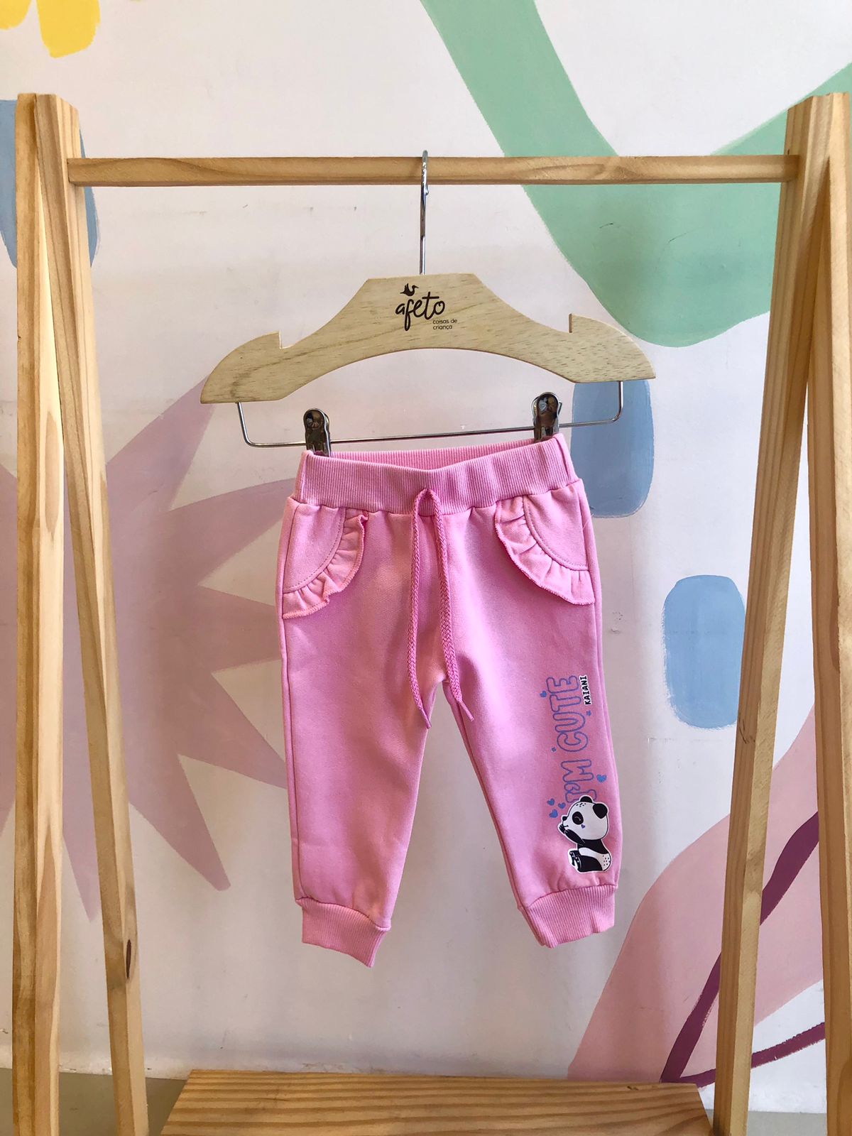 Calça menina Kaiani Panda