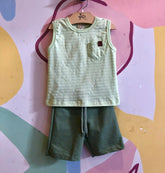 Conjunto Regata Bermuda menino Bolsinho