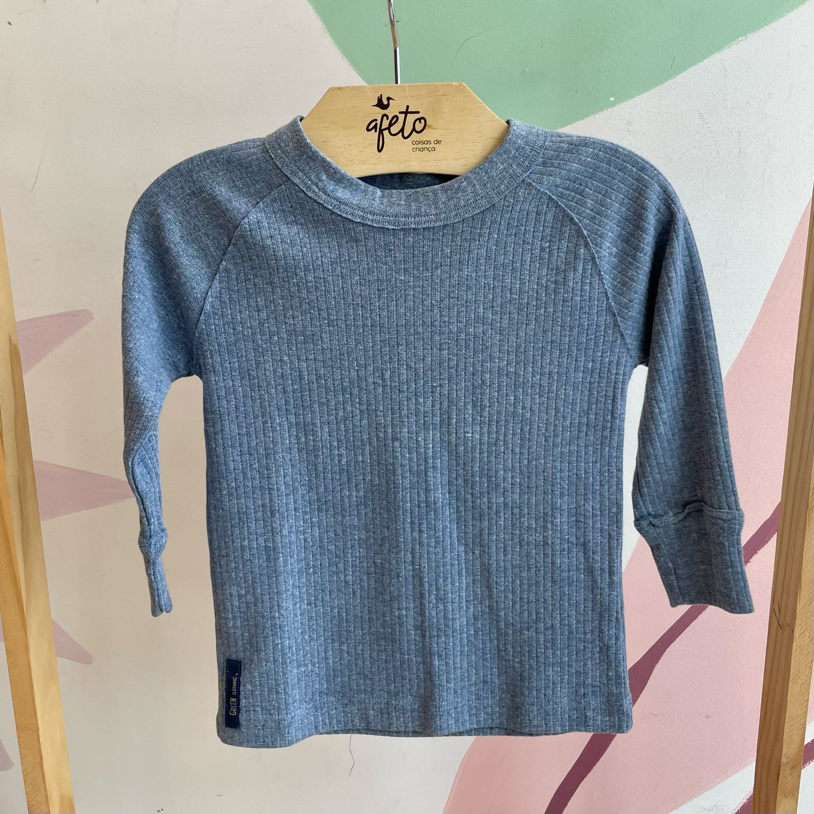 Blusa Manga Longa menina Canelada