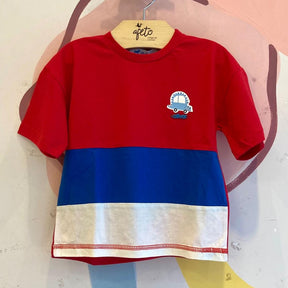 Camiseta Manga Curta menino Dino Listras