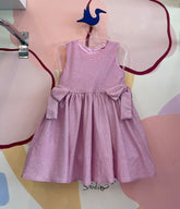 Vestido Regata Malagah Infantil Fem Lurex Laco Duplo