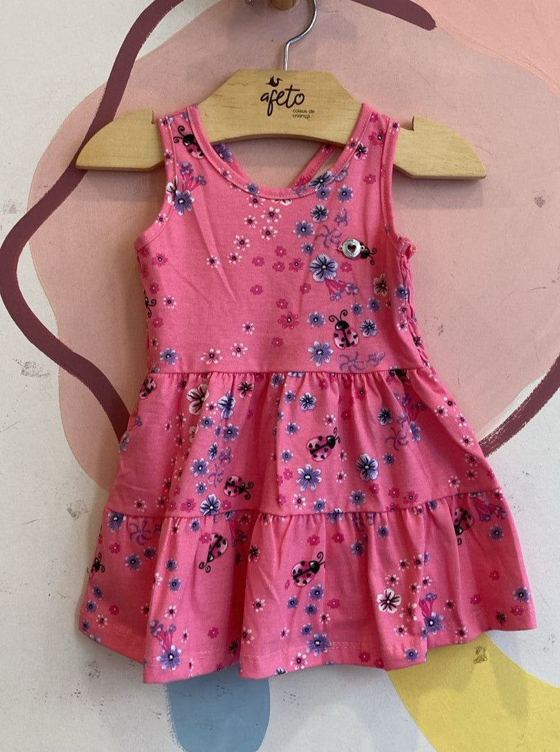 Vestido Regata menina infantil Joaninha