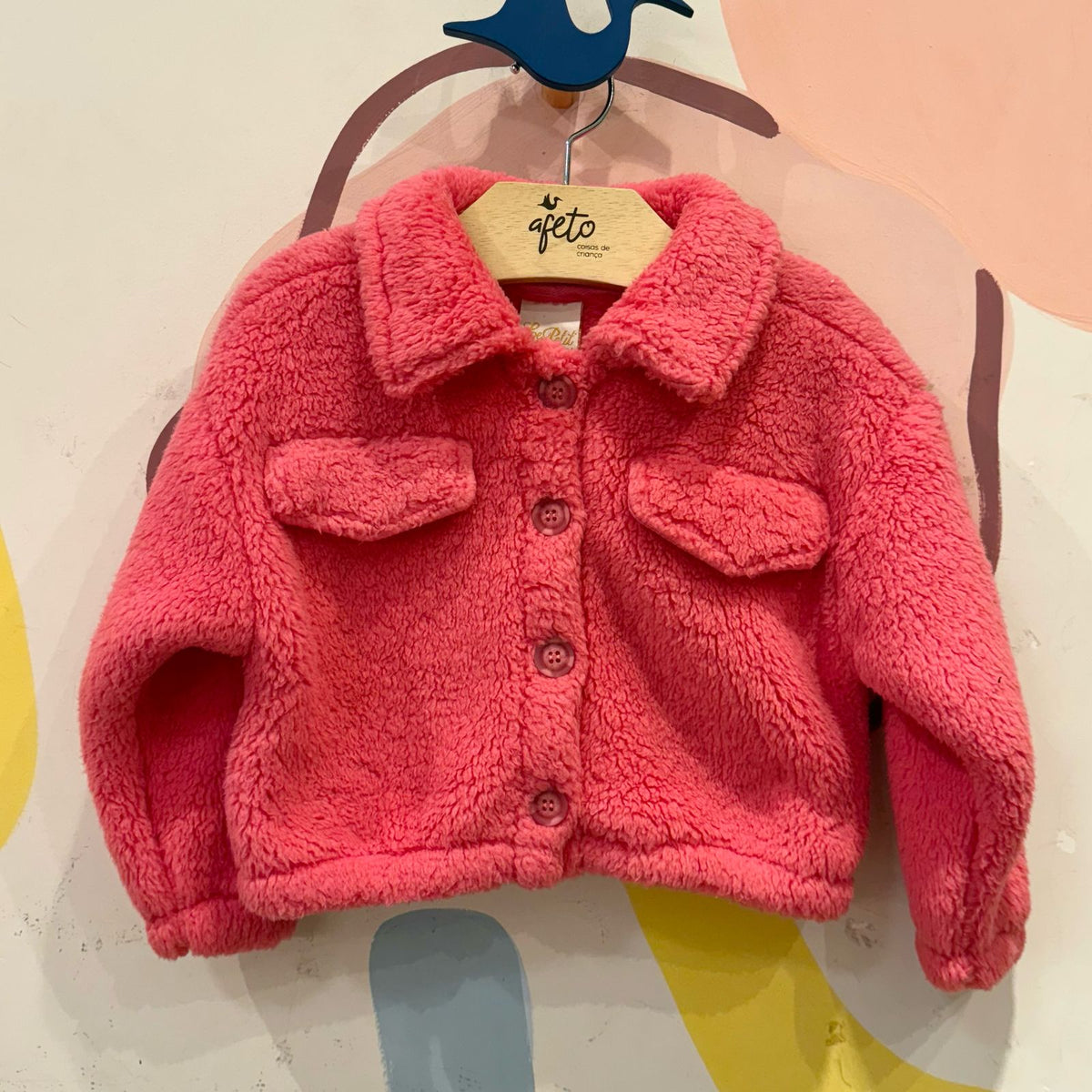 Jaqueta Manga Longa menina pelinhos Le Petit