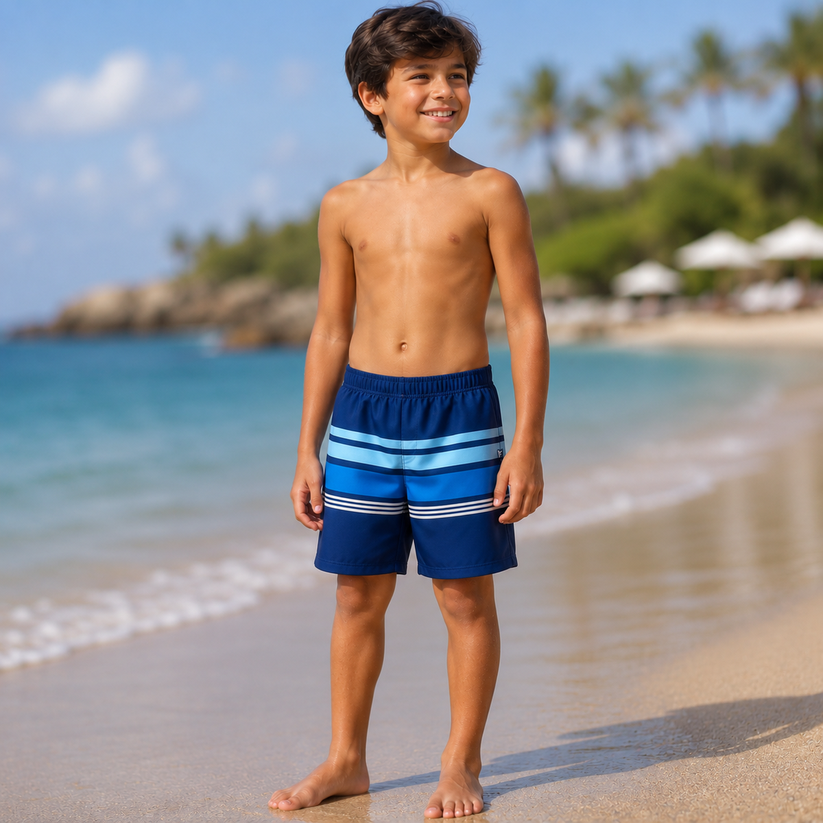 Shorts Praia Marujos & Sereias Menino Listras