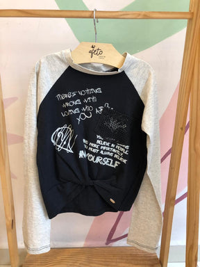 Blusa Manga Longa menina Nozinho