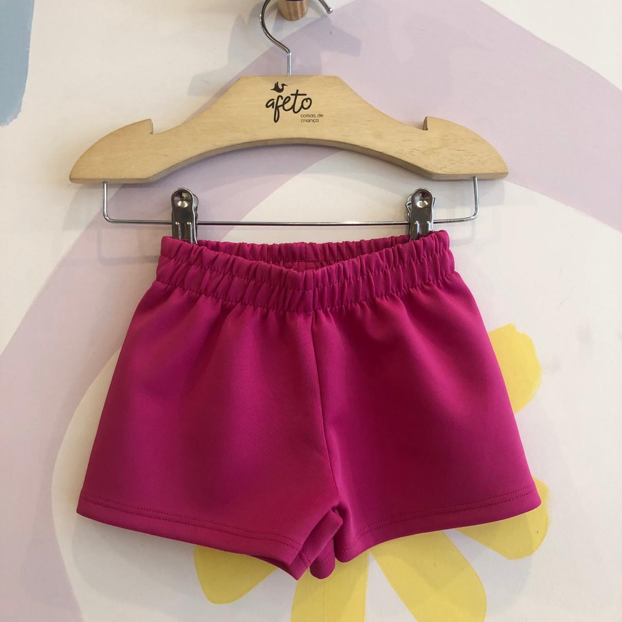 Shorts menina infantil Diversos Tam 2