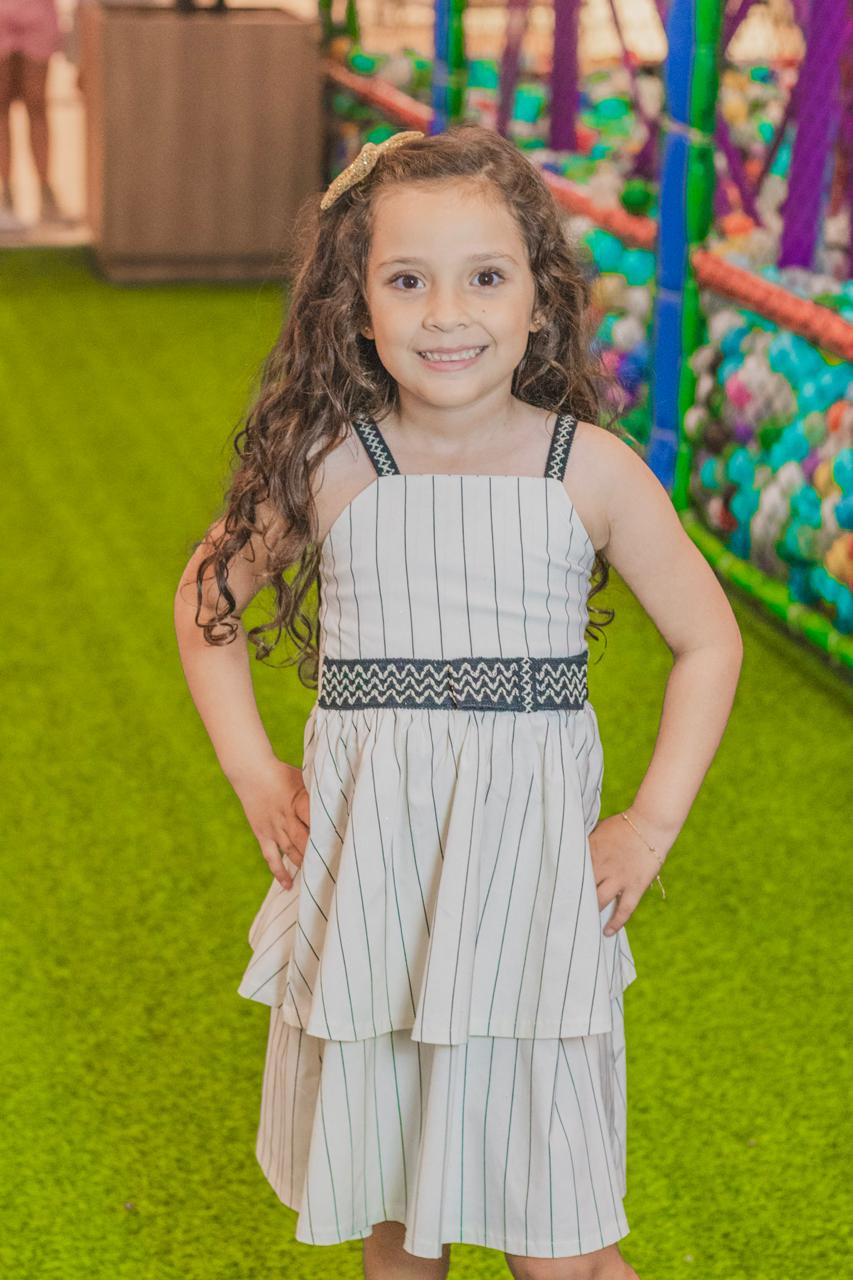 Vestido Regata Menina You+Me Linho Listrado