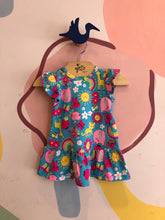 Vestido Manga Curta Menina Momi Animais