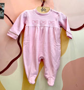 Macacao Manga Longa Baby Fashion Infantil Fem Laços
