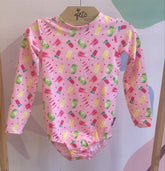 Maio manga longa Marujos & Sereias Menina Picoles