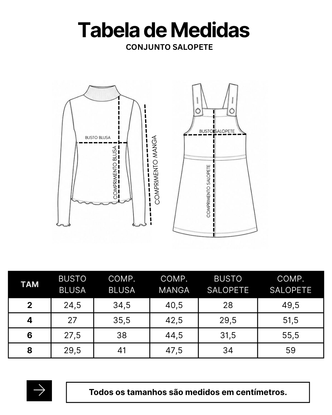 Salopete em Courino Off White Feminino Infantil com Manga Longa Branco Menina