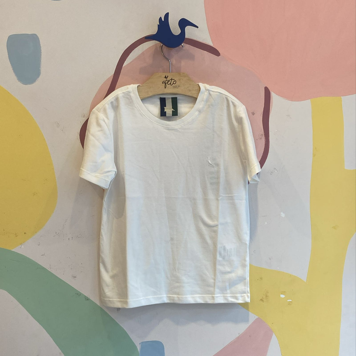 Camiseta manga curta Reserva menino malha Breeze Off White